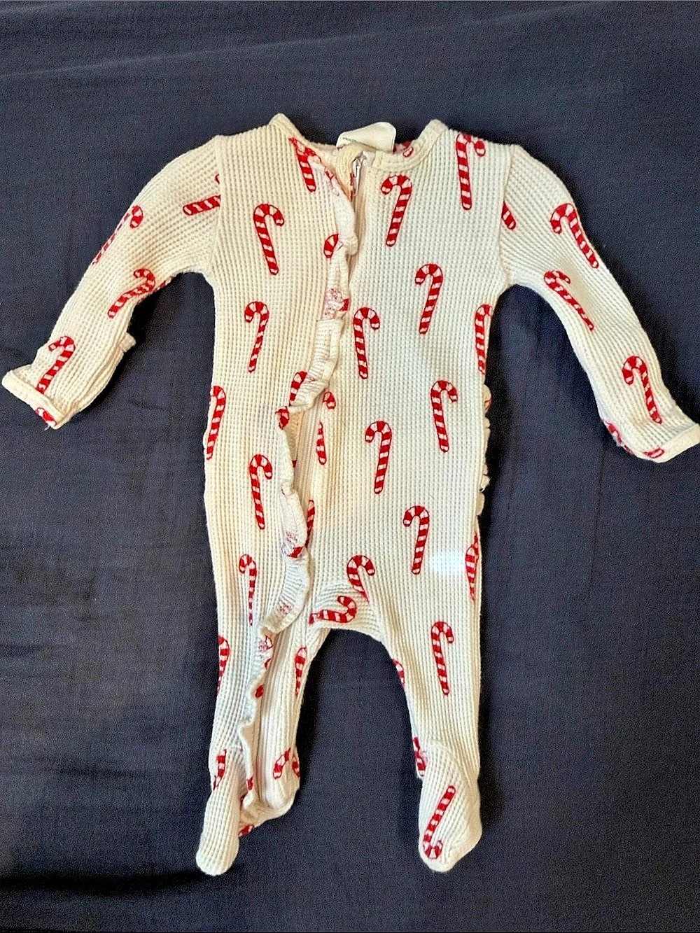 Spearmint Love Candy Cane Onesie
